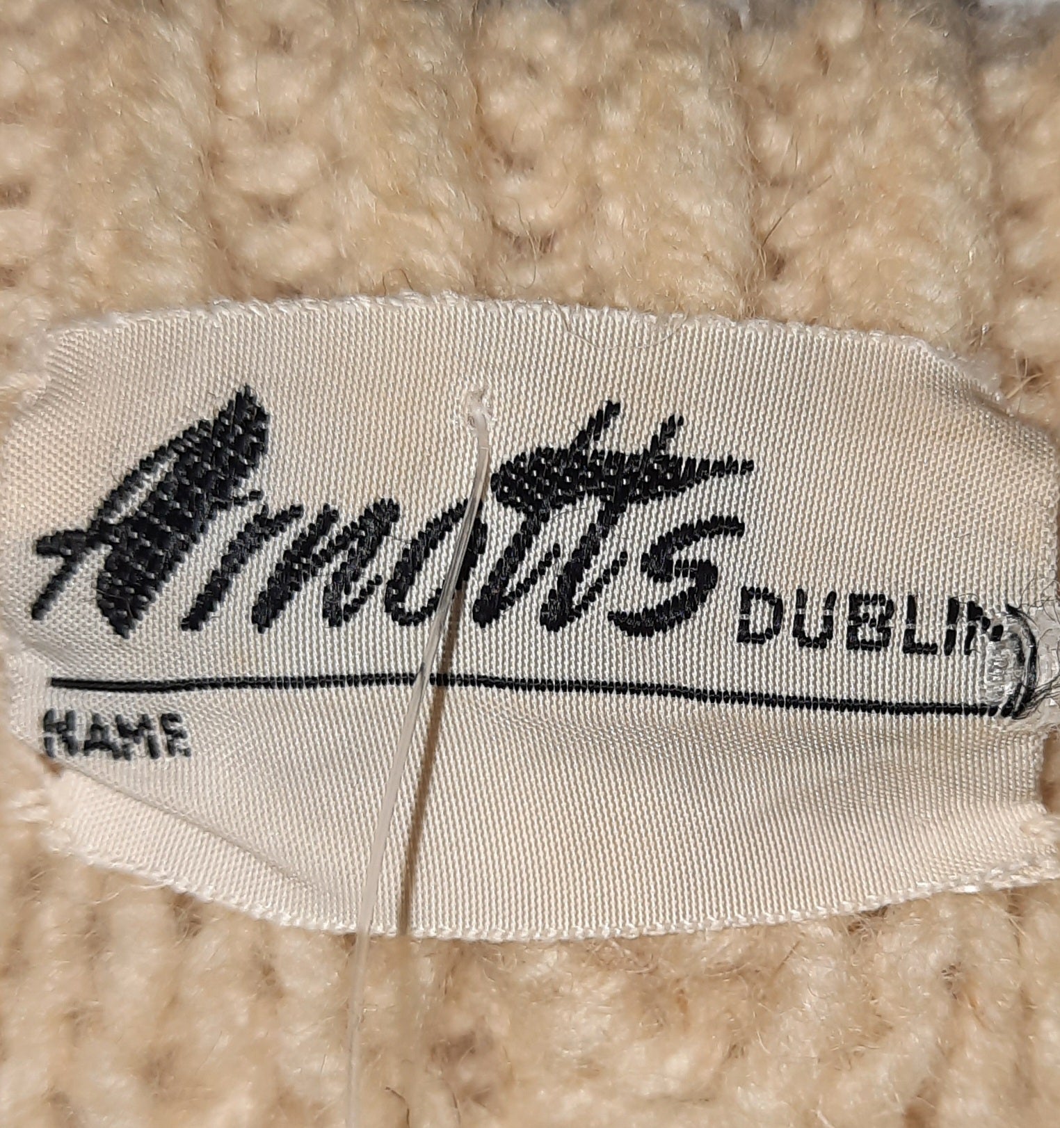 Irish Fisherman Sweater