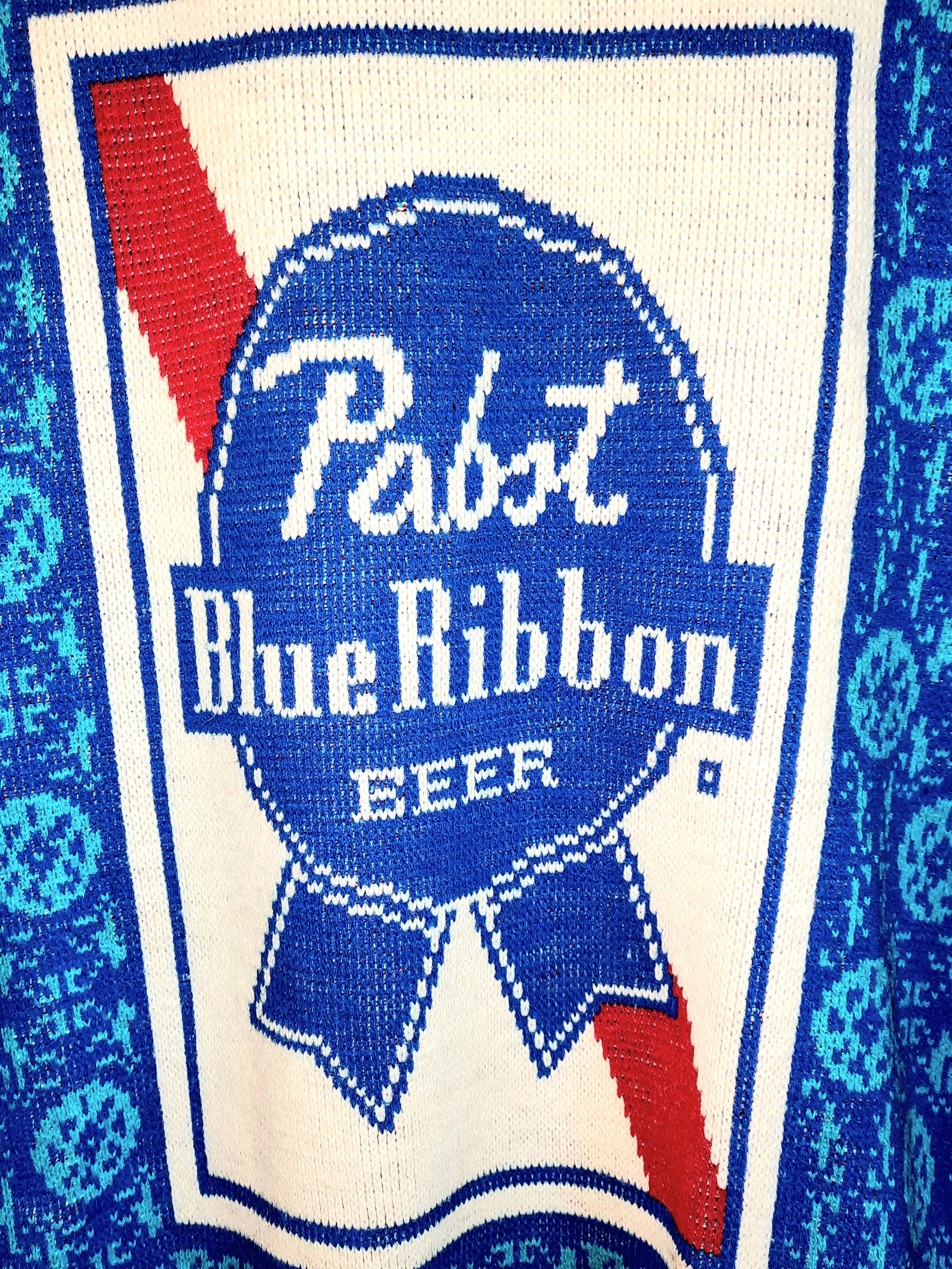 1970s Pabst Blue Ribbon Sweater