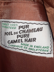 Camel Hair English Blazer