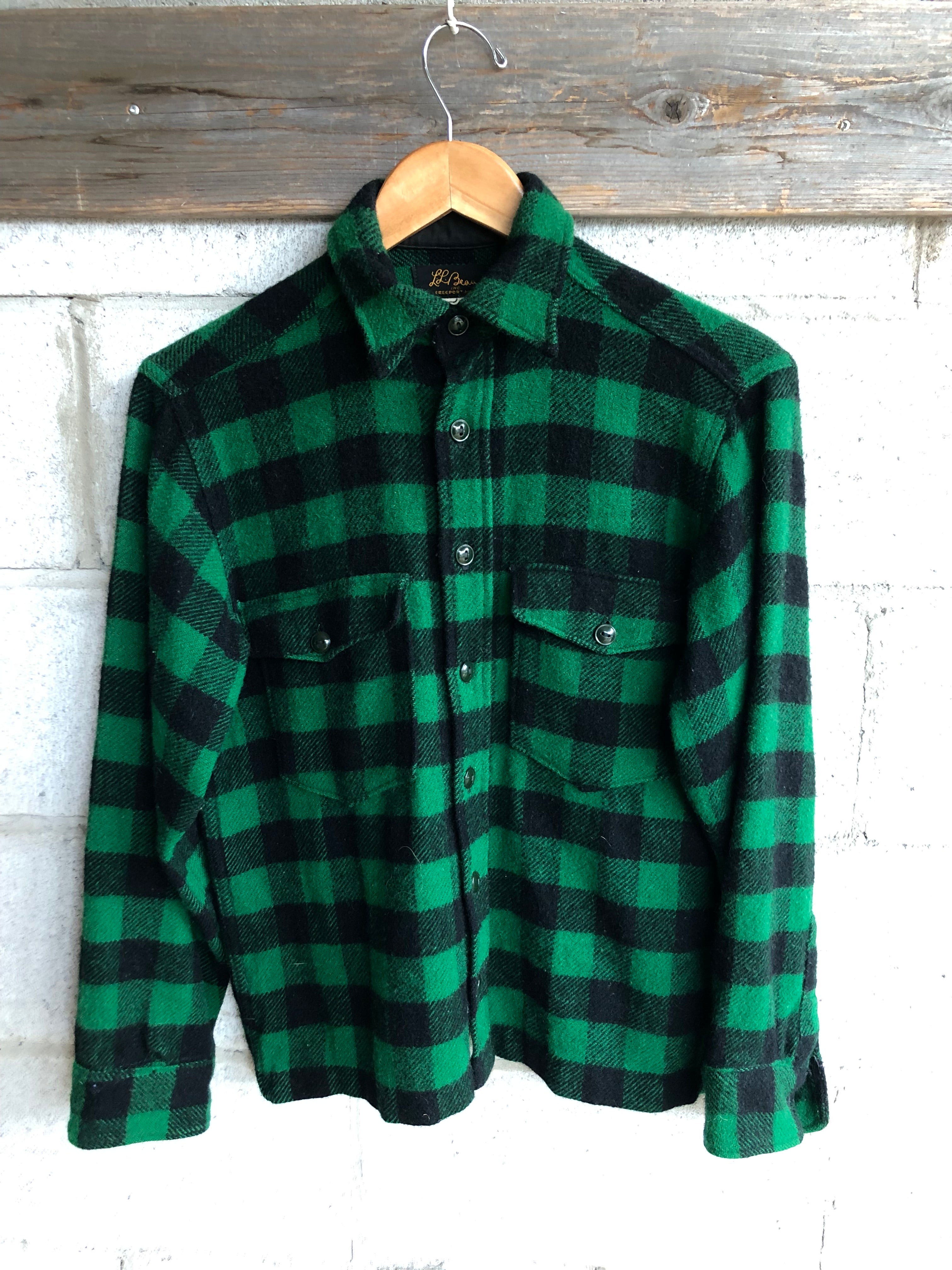 1960's LL Bean Wool Plaid Jacket