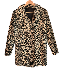 Faux-Fur Cheetah Jacket