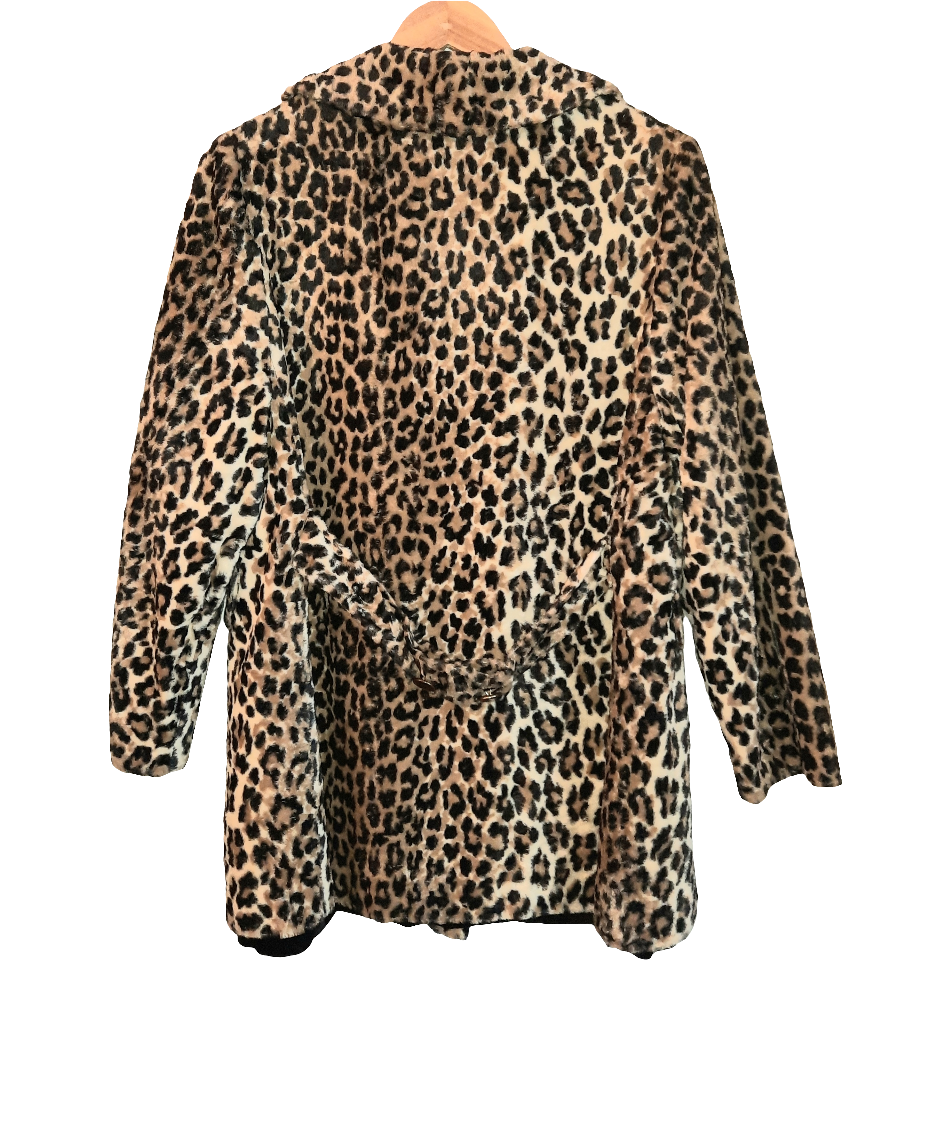 Faux-Fur Cheetah Jacket